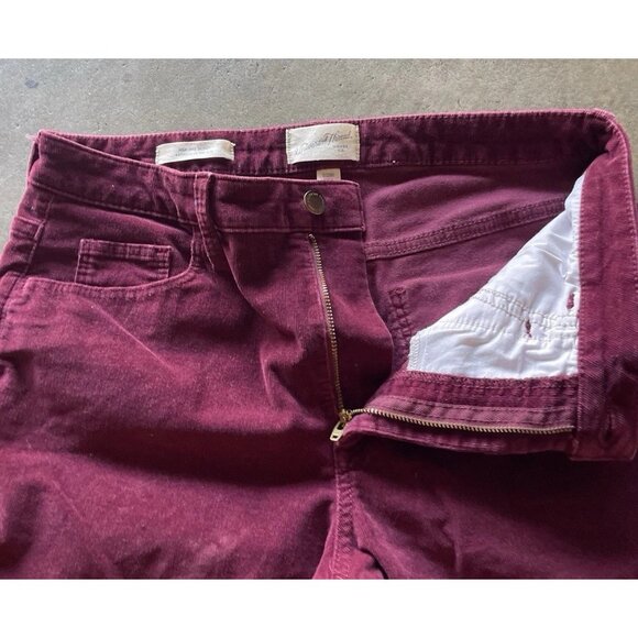 Vintage Universal thread high-rise skinny pants Women’s Sz 8/29 R Red Velvet - Picture 12 of 14